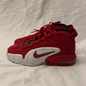 Nike Red and White Athletic Shoes